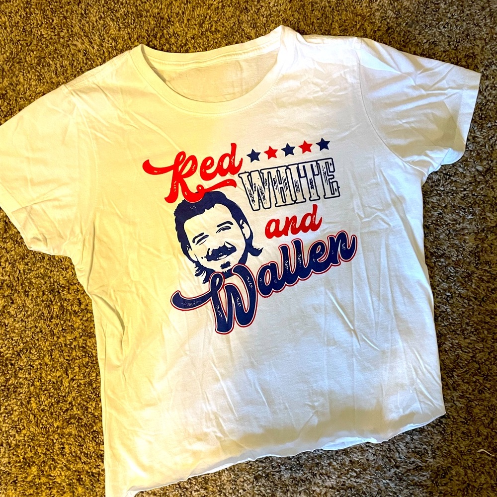 Morgan wallen cropped t shirt